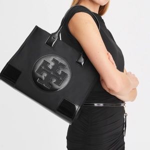 SMALL ELLA PATENT TOTE BAG